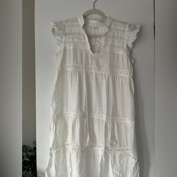 Causal White summer dress - Picture 1 of 2